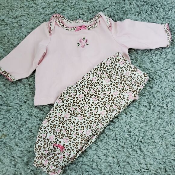 Little Me 3 month Leopard Outfit - Picture 1 of 4